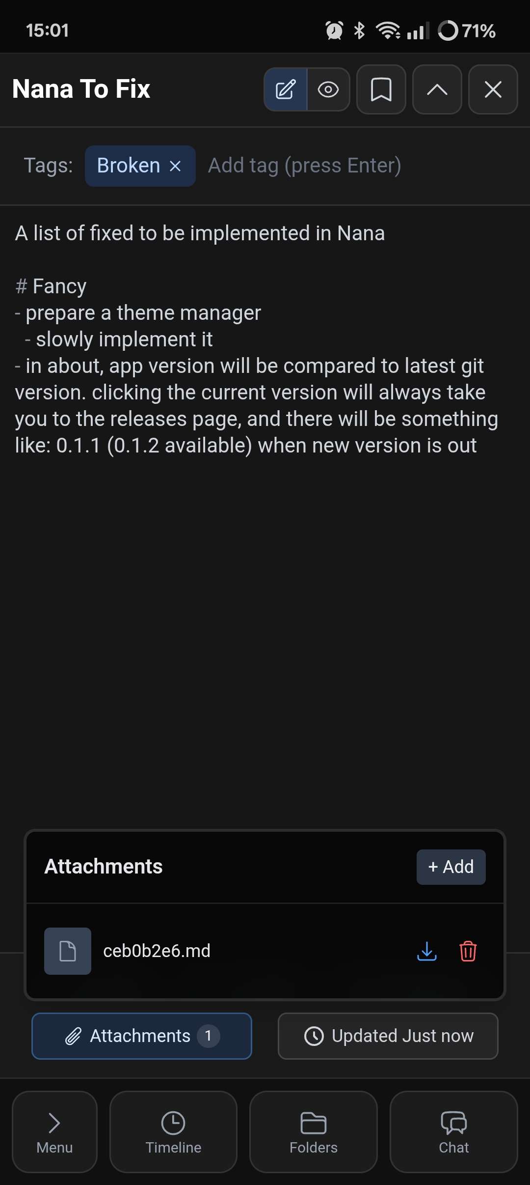 Nana phone editor